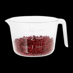Keukenaccessoires|Kookaccessoires|Ygo Maatbeker GASTRO 3l M/Handvat Transparant