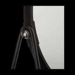 Wastafelaccessoires|Spiegels|Ygo Make-Up Spiegel BAUTE Rond Met. Zwart