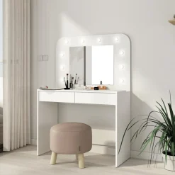 Kaptafels|Ygo Make-uptafel MARIT Wit