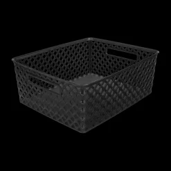 Decoratieve Opbergers|Opbergen|Ygo Mand FOLK RH Poly M Zwart