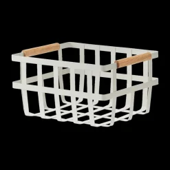 Keukenaccessoires|Servies|Ygo Mand WHIRT Met. Wit/Bamboe