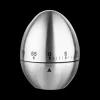 Bakaccessoires|Keukenaccessoires|Ygo Minutenwekker EGG Inox Zilver