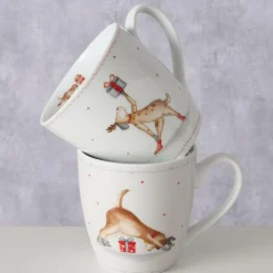 Servies|Kerst|Ygo Mok DOGGIES Hond 480ml Pors. Ass