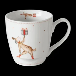 Servies|Kerst|Ygo Mok DOGGIES Hond 480ml Pors. Ass