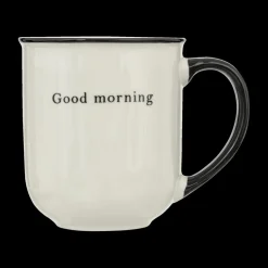 Servies|Ygo Mok GOOD MORNING 38cl Wit/Zwart