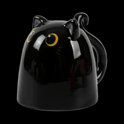 Servies|Ygo Mok Up&Down BLACK CAT Zwart