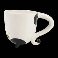 Servies|Ygo Mok Up&Down ORANGE CAT Wit