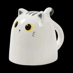 Servies|Ygo Mok Up&Down WHITE CAT Wit