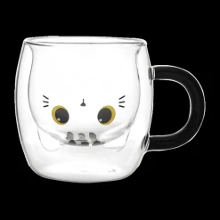 Servies|Ygo Mok WHITE CAT Glas