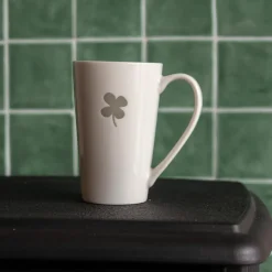 Servies|Ygo Mok XXL KLAVERTJE VIER 470ml Wit