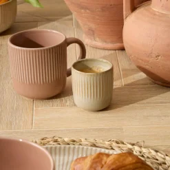 Servies|Ygo Mok z/Oor CALIONA 11cl Beige