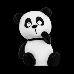 Decoratieve Accessoires|Kinderverlichting|Ygo Nachtlampje PANDAI Wit/Zwart