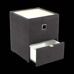 Nachttafels|Ygo Nachttafel ASTEN Microvezel 421/09 Antraciet