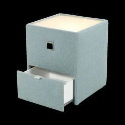 Nachttafels|Ygo Nachttafel ASTEN Stof 474/03 Turquoise