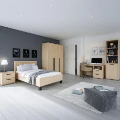 Nachttafels|Ygo Nachttafel BABETTE 2 Laden Eik B52