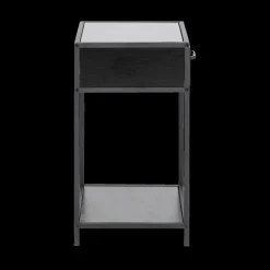 Nachttafels|Ygo Nachttafel BOKSKAP Ash Black