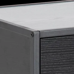 Nachttafels|Ygo Nachttafel BOKSKAP Ash Black