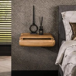 Nachttafels|Ygo Nachttafel FRANKIE 1L B45 Hangend Massief Mango