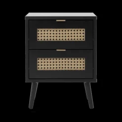 Nachttafels|Ygo Nachttafel GUDDA Zwart