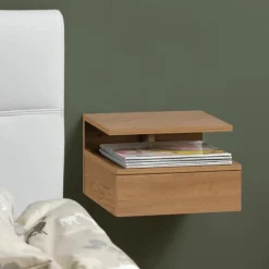 Nachttafels|Ygo Nachttafel Hangend FREYDIS Wild Oak