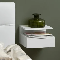 Nachttafels|Ygo Nachttafel Hangend FREYDIS Wit