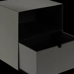 Nachttafels|Ygo Nachttafel Hangend MAYRA Zwart