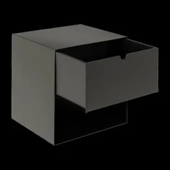 Nachttafels|Ygo Nachttafel Hangend MAYRA Zwart