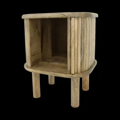 Nachttafels|Ygo Nachttafel MANJARI Mango Natural B45