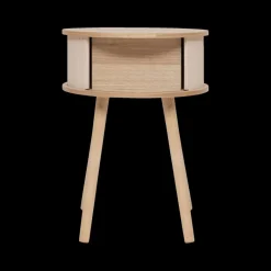 Nachttafels|Ygo Nachttafel NISIOS Rond Crème