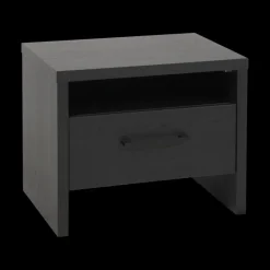 Nachttafels|Ygo Nachttafel WATFORD Nox Zwart