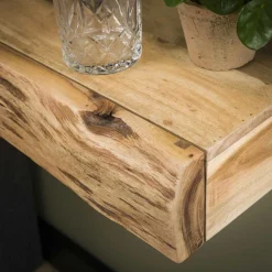 Nachttafels|Ygo Nachttafelset Hangend ISALIE Massief Acacia