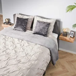 Nachttafels|Ygo Nachttafelset Hangend ISALIE Massief Acacia