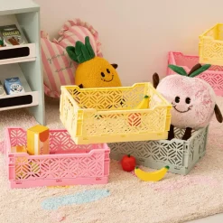 Decoratieve Accessoires|Tapijten |Ygo Opbergbox CELLIA XL Roze