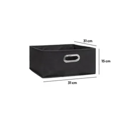 Opbergboxen|Decoratieve Opbergers|Ygo Opbergbox RANGE RH Antraciet