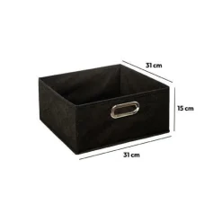 Opbergboxen|Decoratieve Opbergers|Ygo Opbergbox RANGE RH Zwart