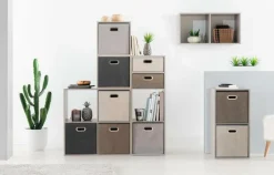 Opbergboxen|Decoratieve Opbergers|Ygo Opbergbox RANGE Taupe