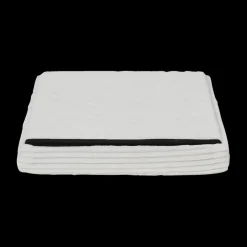 Opbergboxen|Decoratieve Opbergers|Ygo Opbergpouf COLLETE Vk Rib Wit