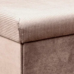 Opbergboxen|Decoratieve Opbergers|Ygo Opbergpouf FLIRAX Rechthoek Roze