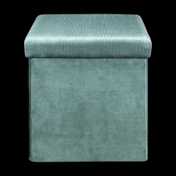 Opbergboxen|Decoratieve Opbergers|Ygo Opbergpouf FLIRAX Vierkant Mint