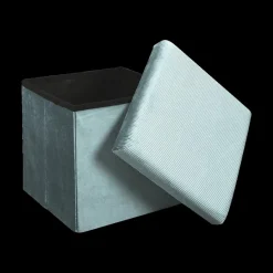 Opbergboxen|Decoratieve Opbergers|Ygo Opbergpouf FLIRAX Vierkant Mint