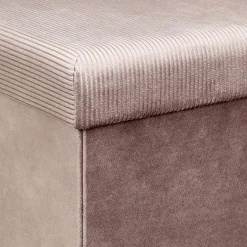 Opbergboxen|Decoratieve Opbergers|Ygo Opbergpouf FLIRAX Vierkant Roze