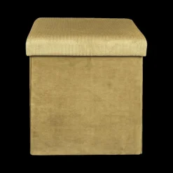 Opbergboxen|Decoratieve Opbergers|Ygo Opbergpouf FLIRAX VK Oker