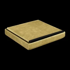 Opbergboxen|Decoratieve Opbergers|Ygo Opbergpouf FLIRAX VK Oker