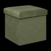 Opbergboxen|Decoratieve Opbergers|Ygo Opbergpouf LILORA Vk. Kaki