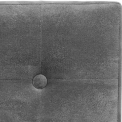 Opbergboxen|Decoratieve Opbergers|Ygo Opbergpouf LYSANDRA VK Velv. Grijs