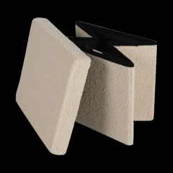 Opbergboxen|Decoratieve Opbergers|Ygo Opbergpouf TELLIA Teddy Beige