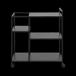 Opbergrekken & -Trolleys|Keukenrekjes|Ygo Opbergtrolley 3 leggers SPARROW Metaal Zwart