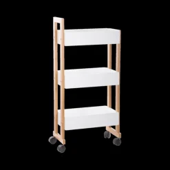Opbergrekken & -Trolleys|Ygo Opbergtrolley LARSY 3Niv. Wit