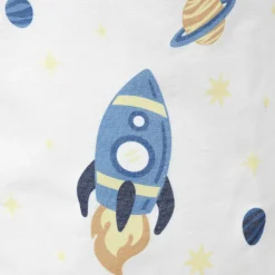 Decoratieve Accessoires|Tapijten |Ygo Opbergzak IN SPACE Space Wit/Blauw