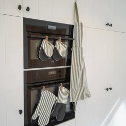 Tafellinnen & -Textiel|Keukenlinnen|Ygo Ovenwant JINT S/2 Greenolive